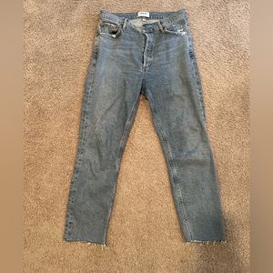 Agolde Nico High Rise Slim Fit Jeans Size 28